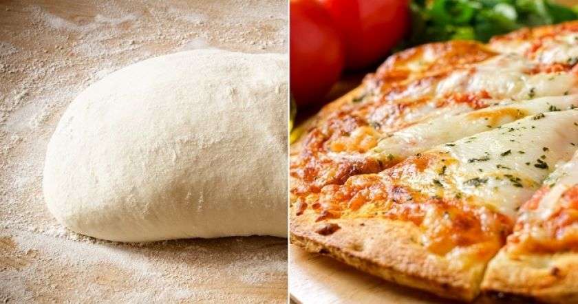 Пицца без дрожжевого теста